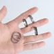 4Pcs Stainless Fidget Band Rings Spinner Rings For Women Mens Triple Interlocked Rolling Ring Celtic Stress Relieving Reduce Anxiety Size 7 4Pcs Stainless Fidget Band Rings Spinner Rings For Women Mens Triple Interlocked Rolling Ring Celtic Stress Relieving Reduce Anxiety Size 7